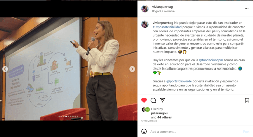 Vivian Puerta en Instagram